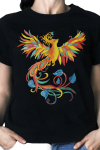 Tricou pictat manual Phoenix